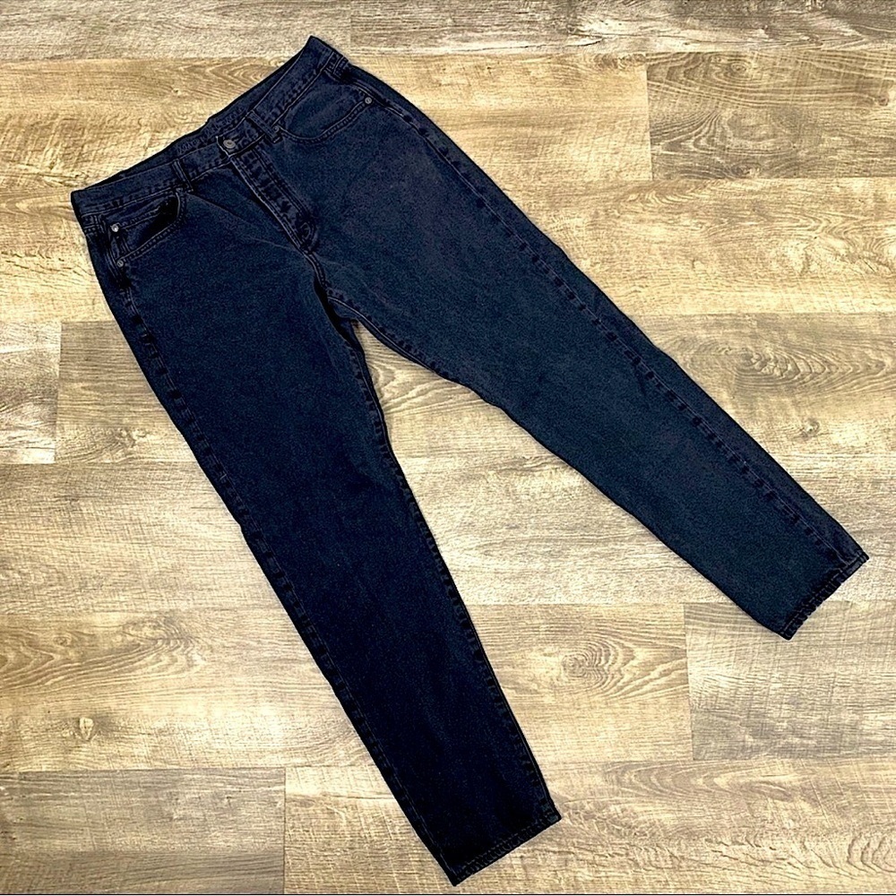 AMERICAN EAGLE Plus HI RISE GIRLFRIEND black jeans women’s size 14 XLong